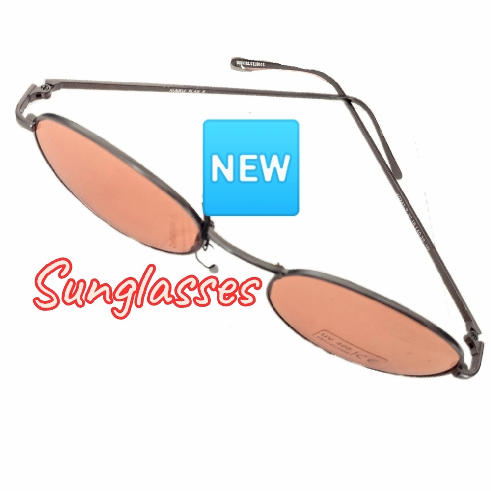 Sunnies Studios New Orange Sunglasses - Picture 3 of 11